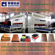 1400Ton double sides melamine hot press machine for laminating 4x8 board